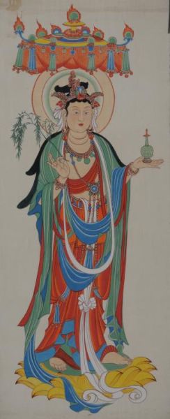 盛唐 净瓶大士像