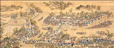 《康熙南巡图》再现钟楼运河盛景